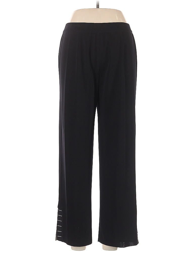 misook 100% Acrylic Black Casual Pants Size L - photo 1