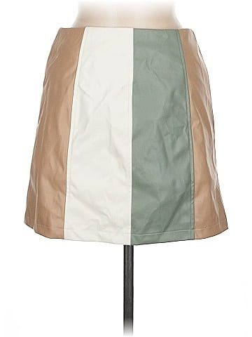 Alya Faux Leather Skirt (view 1)