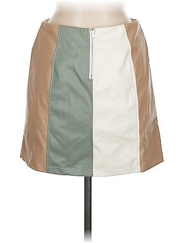 Alya Faux Leather Skirt (view 2)