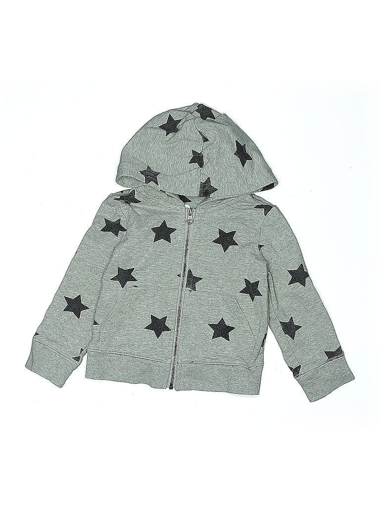 Primary Clothing Gray Zip Up Hoodie Size 12-18 mo - photo 1