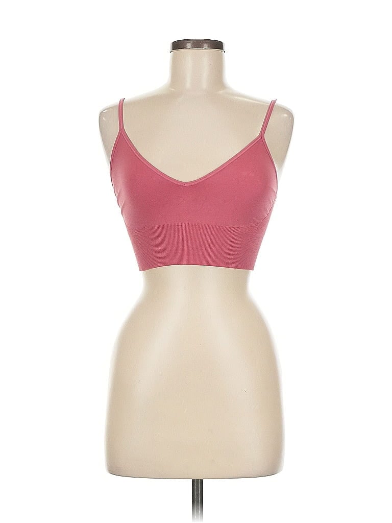 Gap Body Solid Pink Sports Bra Size M - photo 1
