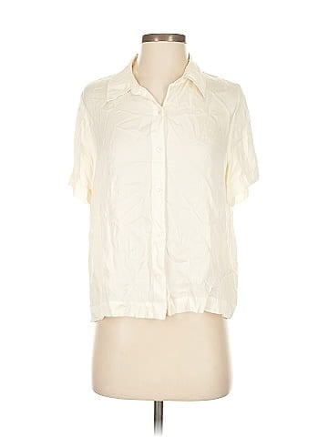 Quince Short Sleeve Silk Top (view 1)