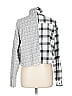 Aeropostale Checkered-gingham Gray Long Sleeve Blouse Size L - photo 3