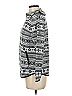 T by Talbots 100% Cotton Print Gray Turtleneck Sweater Size M - photo 4
