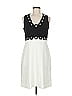 Taylor Stars Ivory Cocktail Dress Size 8 - photo 1