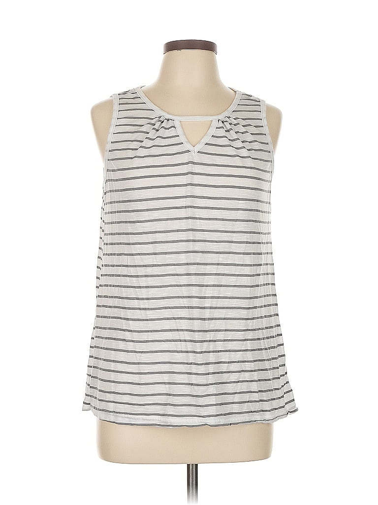 Pre-owned Just Be ... Sleeveless T-shirt In Silver