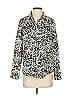 J.Crew 100% Cotton Animal Print Ivory Long Sleeve Blouse Size 0 - photo 1