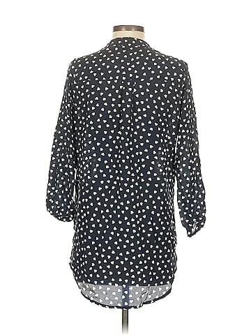 Amour Vert 3/4 Sleeve Silk Top (view 2)