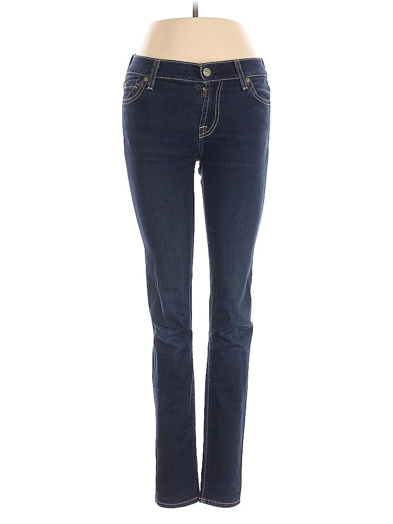 Pre-owned 7 For All Mankind Jeans In Blue