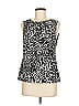 Ann Taylor Factory 100% Polyester Silver Sleeveless Blouse Size 8 - photo 1