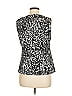 Ann Taylor Factory 100% Polyester Silver Sleeveless Blouse Size 8 - photo 3