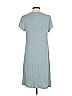 Lou & Grey Solid Gray Casual Dress Size S - photo 3