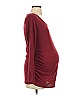 Liz Lange Maternity for Target Burgundy 3/4 Sleeve T-Shirt Size S - photo 3