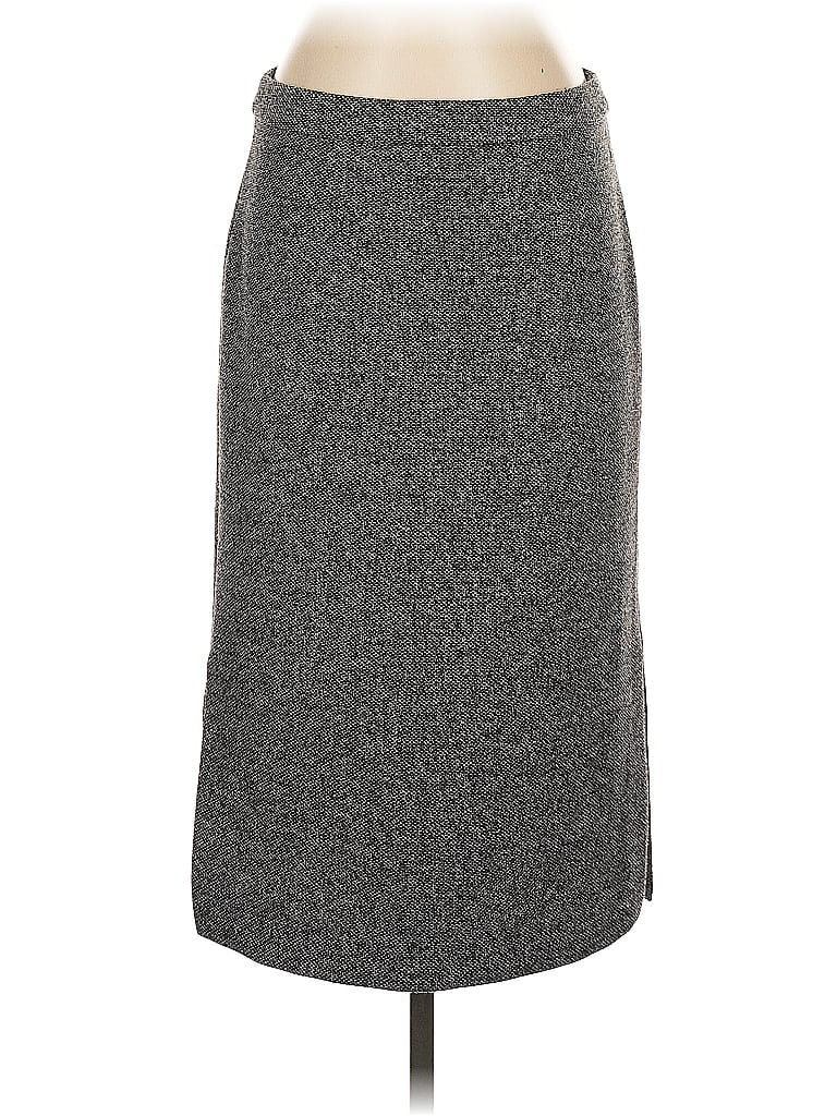 Pre-owned Ann Taylor Formal Skirt In Gray