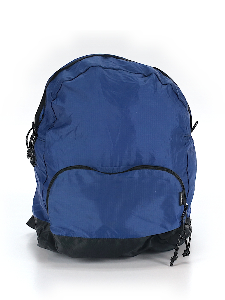 L.L.Bean Solid Dark Blue Backpack One Size - 50% off | thredUP
