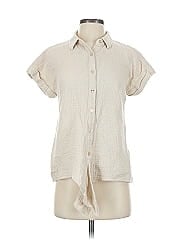 Belle By Kim Gravel Short Sleeve Blouse