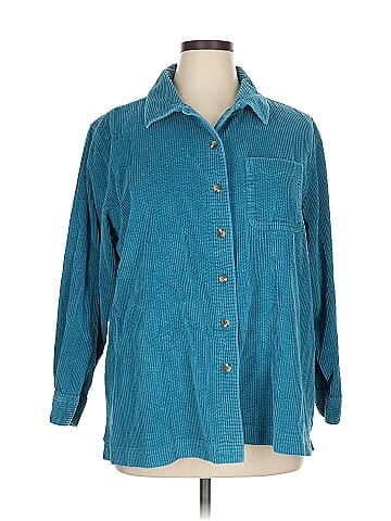 L.L.Bean 3/4 Sleeve Button-Down Shirt (view 1)