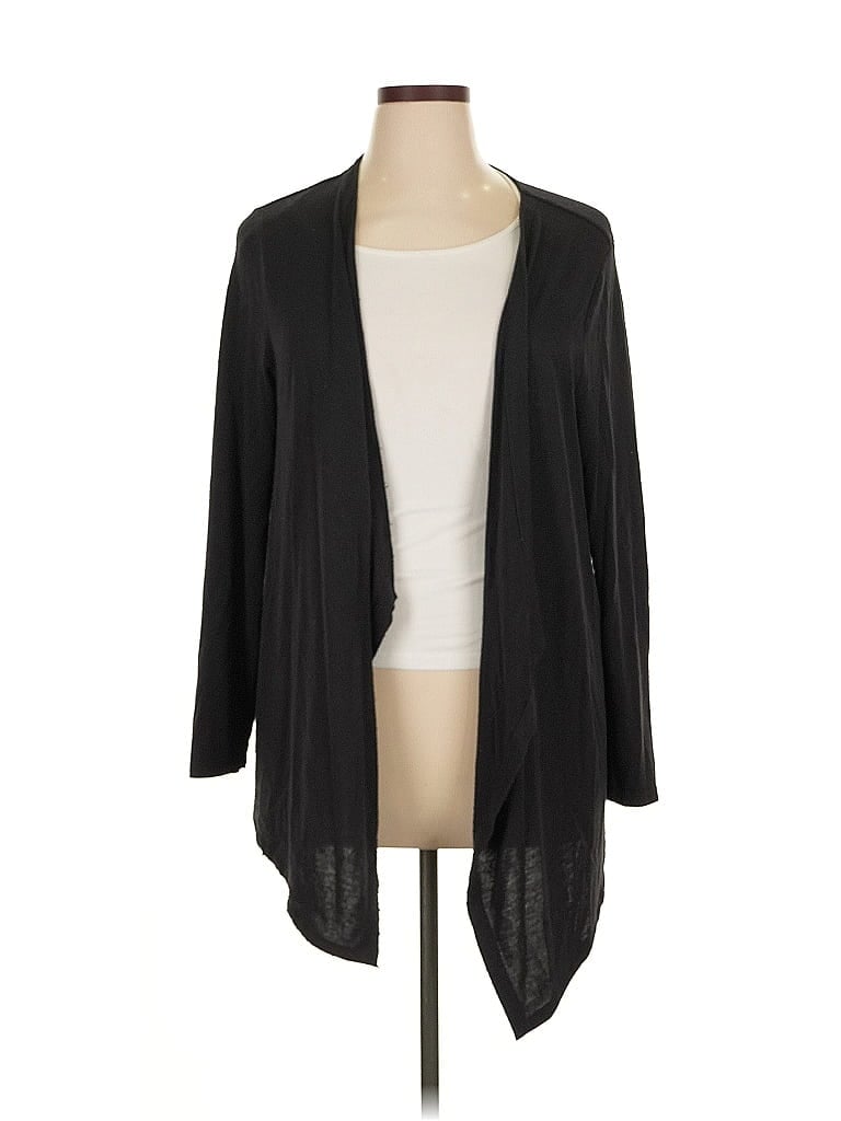 Pre-owned Calvin Klein Cardigan Sweater In Black