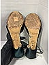 Jimmy Choo 100% Leather Teal Black Heels Size EU 35 1/2 - photo 10