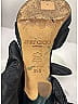 Jimmy Choo 100% Leather Teal Black Heels Size EU 35 1/2 - photo 7