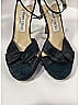 Jimmy Choo 100% Leather Teal Black Heels Size EU 35 1/2 - photo 3