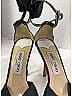 Jimmy Choo 100% Leather Teal Black Heels Size EU 35 1/2 - photo 4