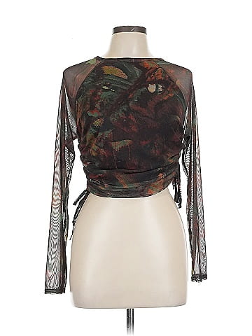 PrettyLittleThing Long Sleeve Blouse (view 1)