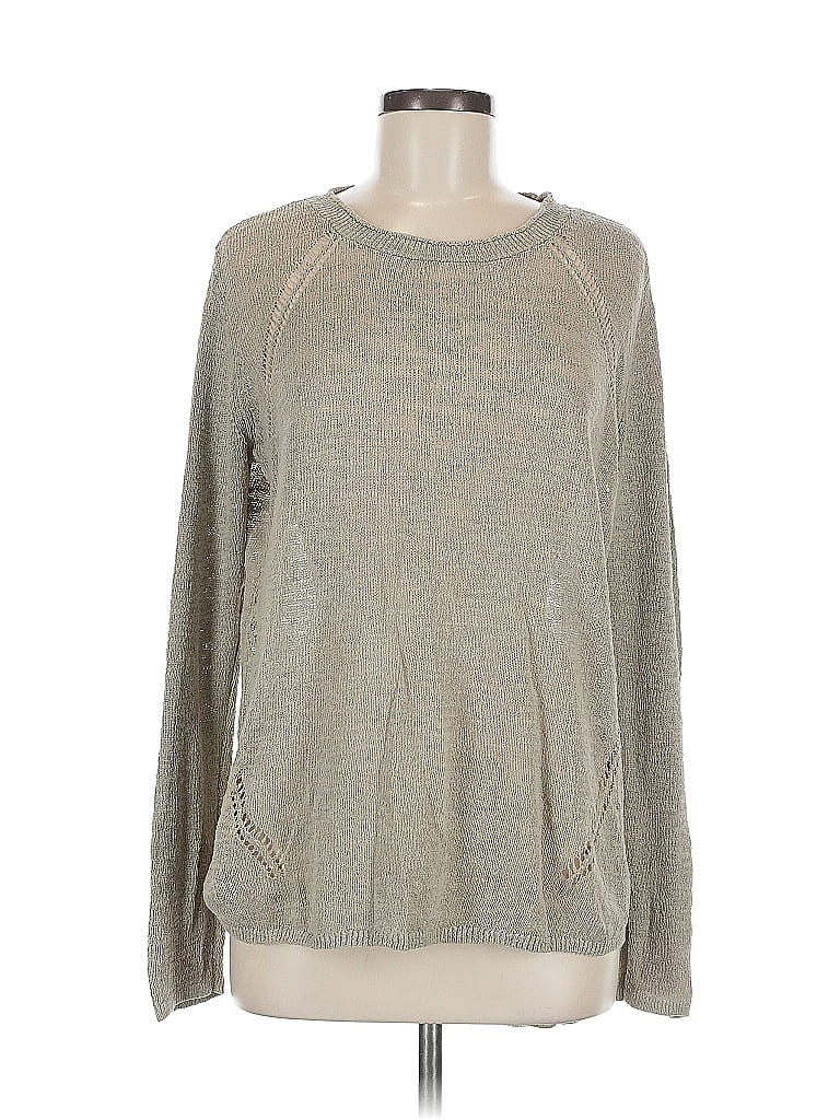 Lou & Grey Gray Long Sleeve T-Shirt Size M - photo 1