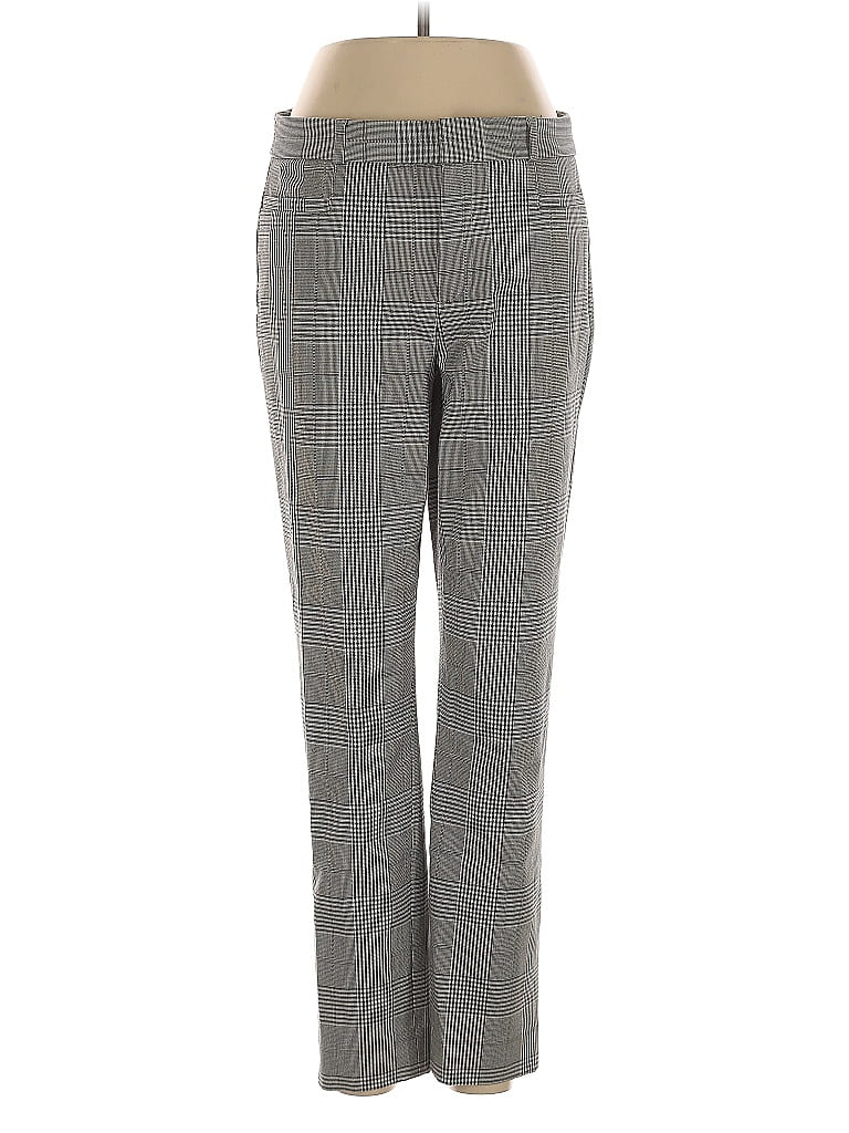 Banana Republic Houndstooth Gray Dress Pants Size 4 - photo 1