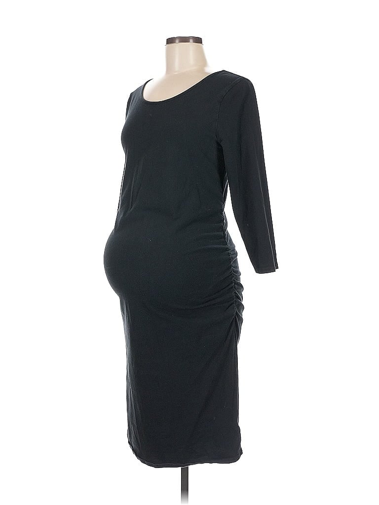 Isabel Maternity Black Casual Dress Size M - photo 1