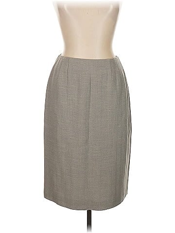 Linda Allard Ellen Tracy Wool Skirt (view 1)