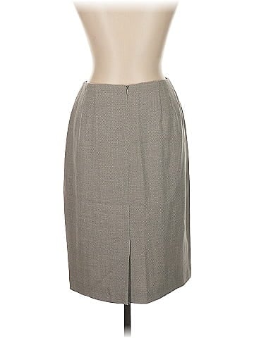 Linda Allard Ellen Tracy Wool Skirt (view 2)