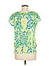 Ann Taylor Factory 100% Polyester Green Short Sleeve Blouse Size M - photo 3