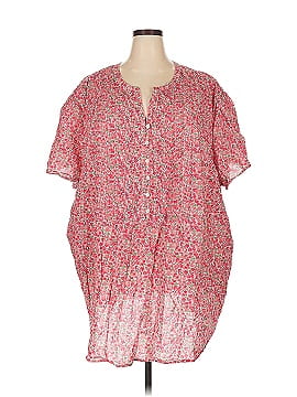 Woman Within Short Sleeve Blouse