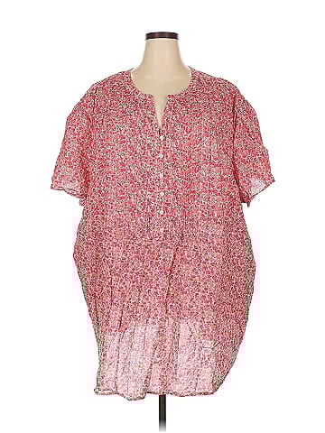Woman Within Short Sleeve Blouse (view 1)