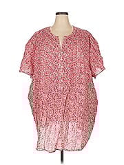 Woman Within Short Sleeve Blouse