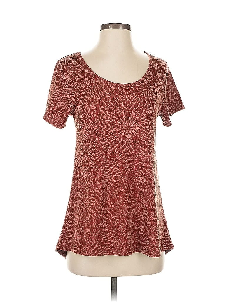 Pre-owned Lularoe Short Sleeve T-shirt In Red