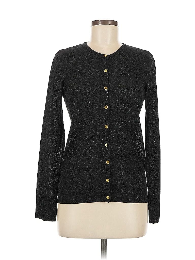 Pre-owned Dana Buchman Cardigan Sweater In Black