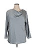 Ann Taylor 100% Polyester Gray 3/4 Sleeve Top Size XL - photo 1