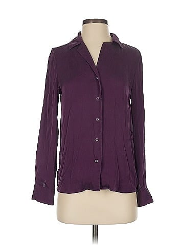 Quince Long Sleeve Silk Top (view 1)
