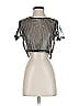 Zaful 100% Polyester Black Short Sleeve Top Size S - photo 1