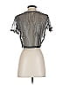 Zaful 100% Polyester Black Short Sleeve Top Size S - photo 3