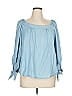 Karen Kane 100% Lyocell Blue 3/4 Sleeve Blouse Size XL - photo 1