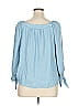 Karen Kane 100% Lyocell Blue 3/4 Sleeve Blouse Size XL - photo 3
