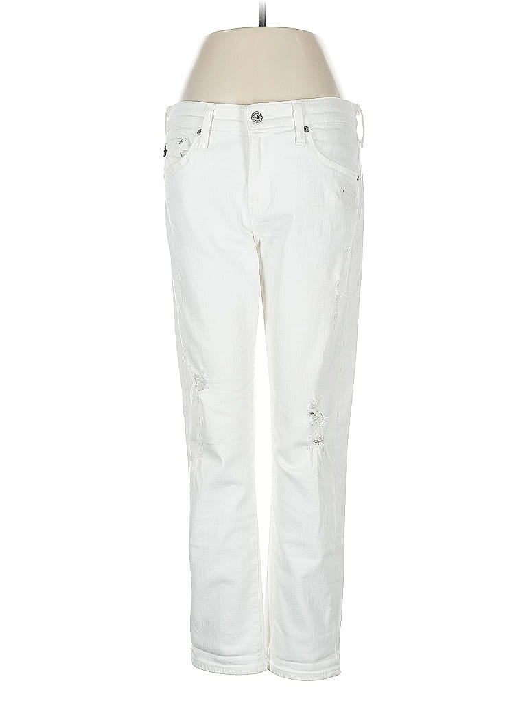 Pre-owned Adriano Goldschmied Jeans In White