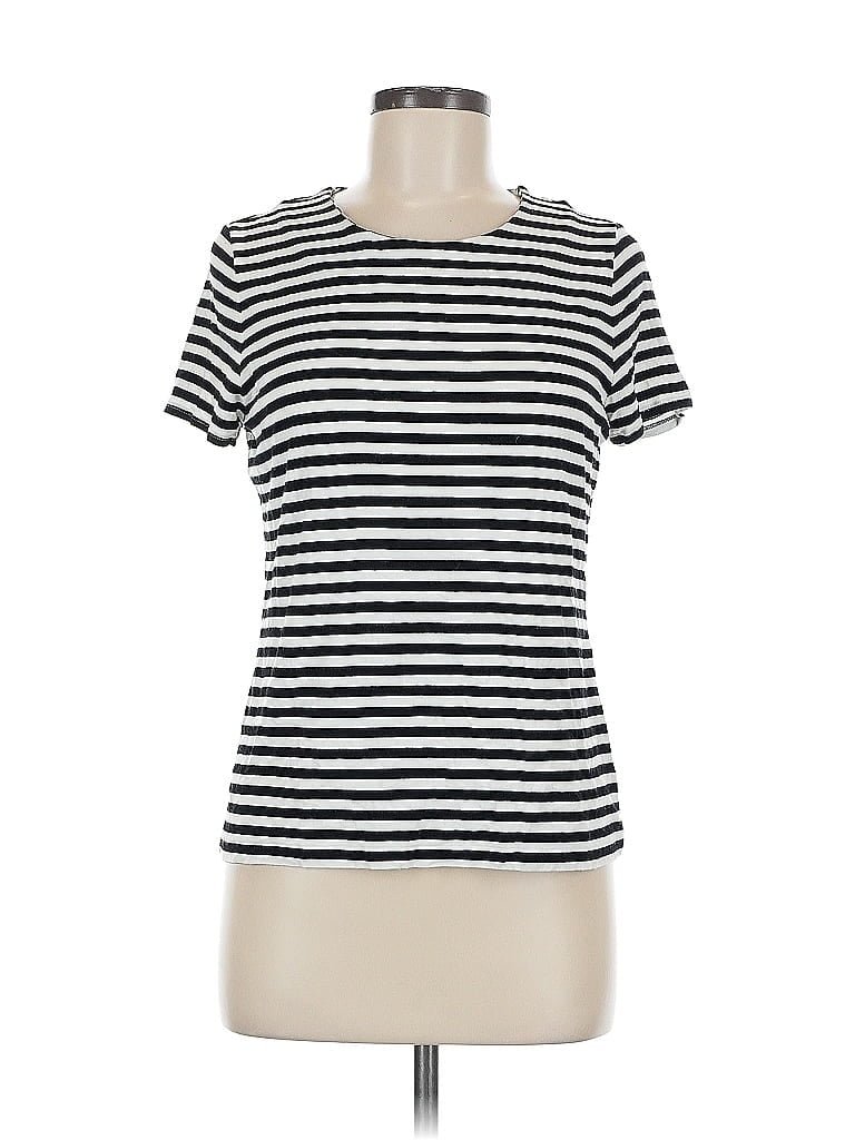 Pre-owned Talbots Short Sleeve T-shirt In White