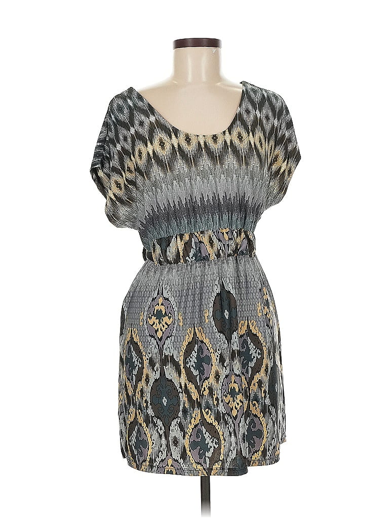 Pre-owned Assorted Brands Kimono In Gray