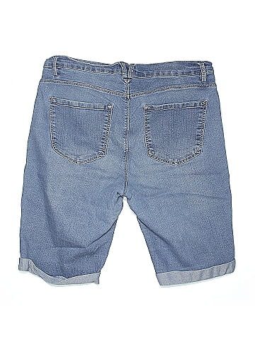 Curve Appeal Denim Shorts (view 2)