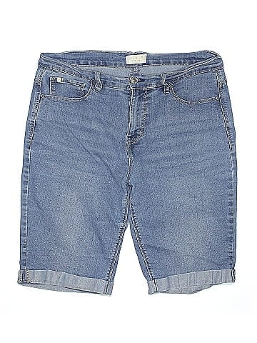 Curve Appeal Denim Shorts (view 1)