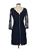 Diane von Furstenberg Blue Cocktail Dress Size 6 - photo 2